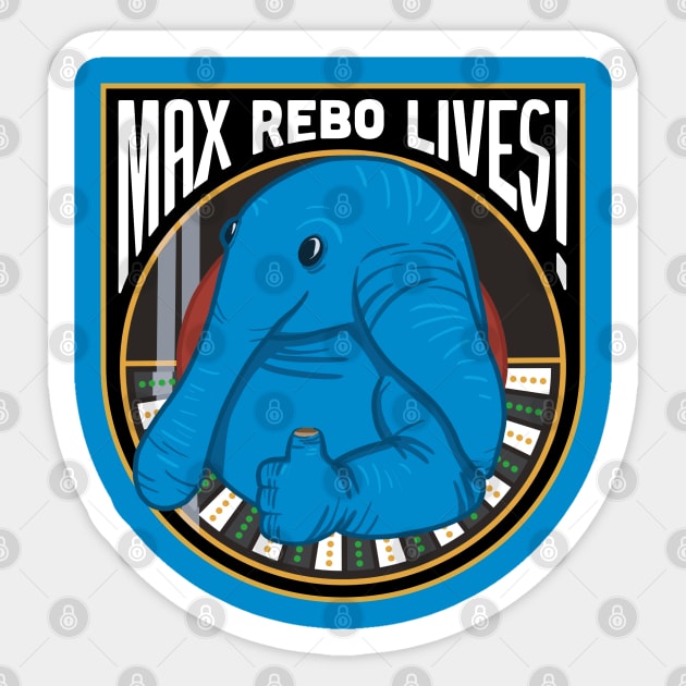 Max Rebo Lives! Sticker by nielsrevers